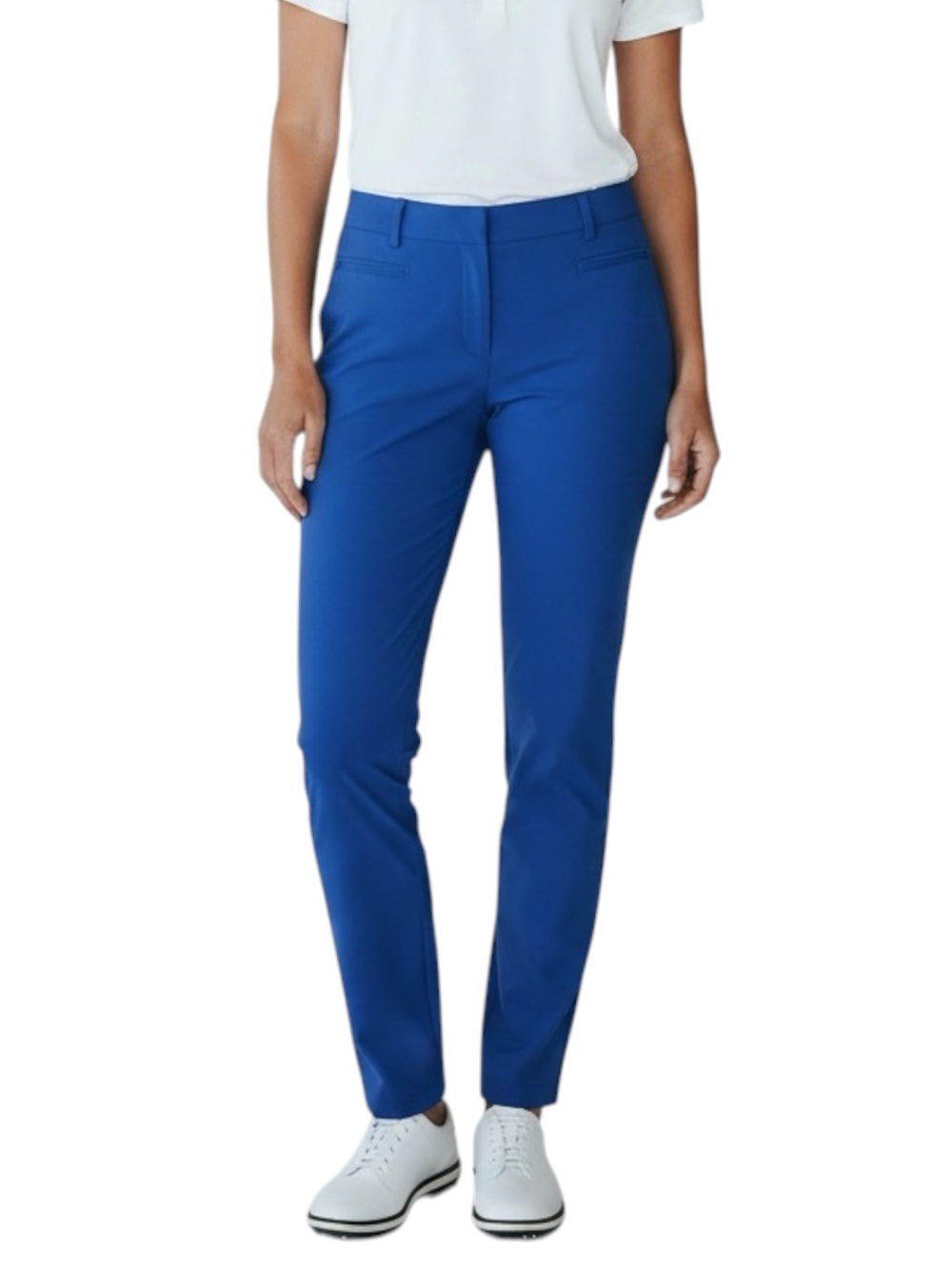 SLAZENGER Golf Tech Pants w/ Adjustable Waist in Royal Blue Size 10